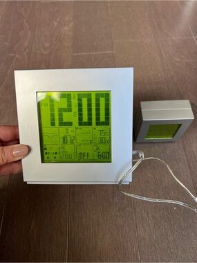 Philippe Starck designed Oregon Scientific weather station clock radio